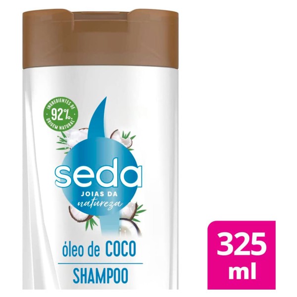 Encontraproduto.com.br - Shampoo Seda Joias da Natureza Óleo de Coco  325ml