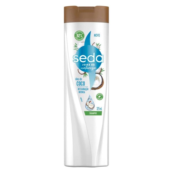 Encontraproduto.com.br - Shampoo Seda Joias da Natureza Óleo de Coco  325ml