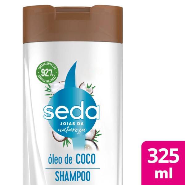 Shampoo Seda Joias da Natureza Óleo de Coco  325ml