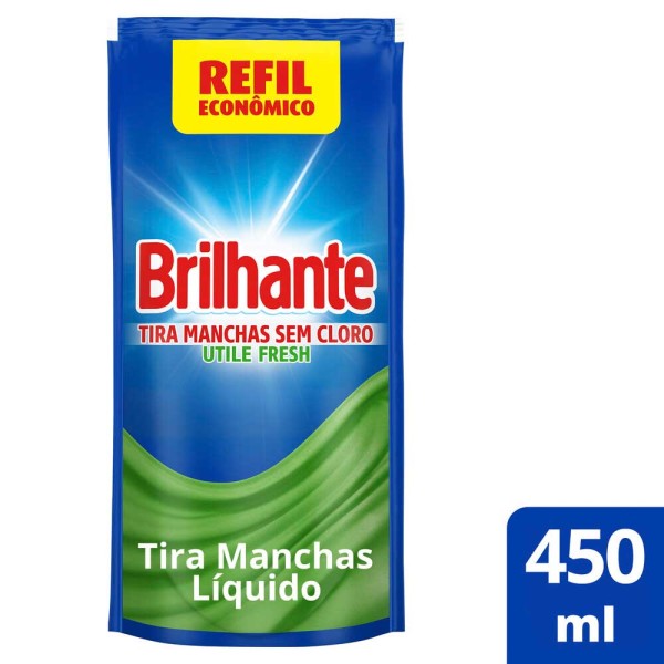 Encontraproduto.com.br - Tira Manchas Brilhante Utile Fresh 450ml