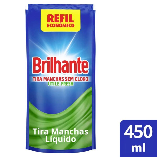 Encontraproduto.com.br - Tira Manchas Brilhante Utile Fresh 450ml