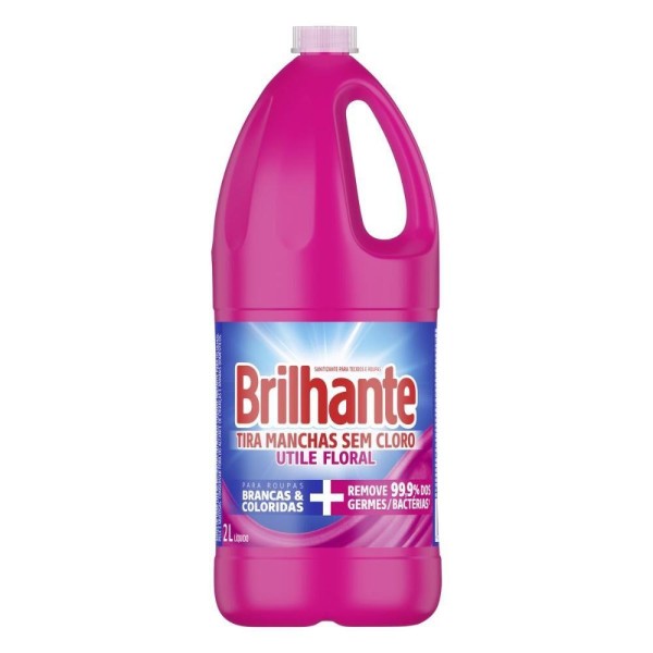 Encontraproduto.com.br - Tira Manchas Líquido Brilhante Utile Floral Sem Cloro 2L