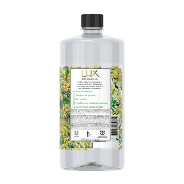 Encontraproduto.com.br - Sabonete Líquido de Glicerina para as Mãos Erva-Doce Lux Botanicals Frasco 1l Refil Econômico