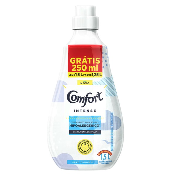 Encontraproduto.com.br - Amaciante para Roupas Comfort Puro cuidado Frasco com 1,5L