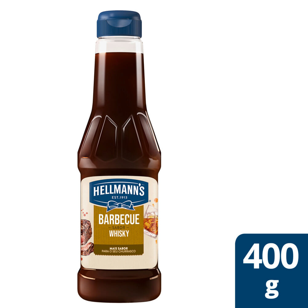 Molho Barbecue Hellmanns Whisky 400g