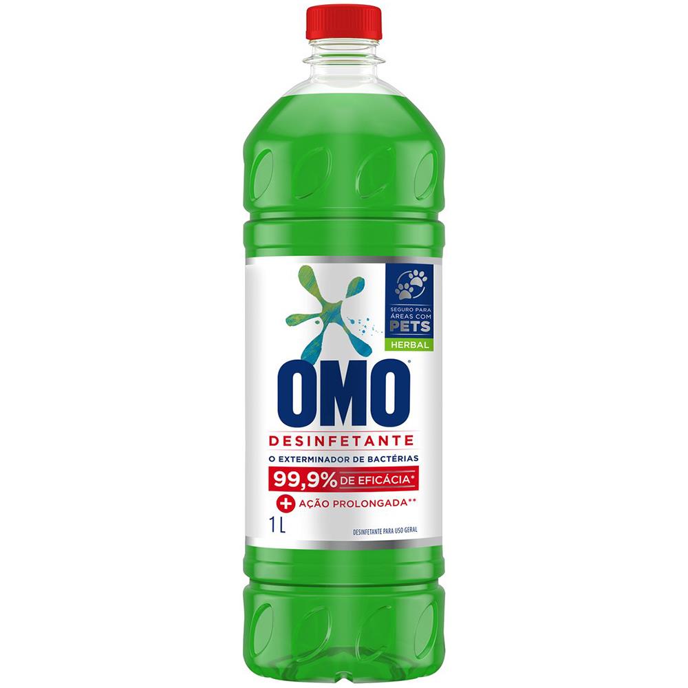 Encontraproduto.com.br - Desinfetante Uso Geral Herbal Omo 1L