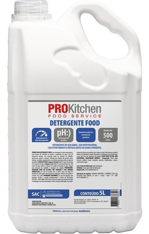 Detergente Alcalino Clorado Profissional 5L Cif