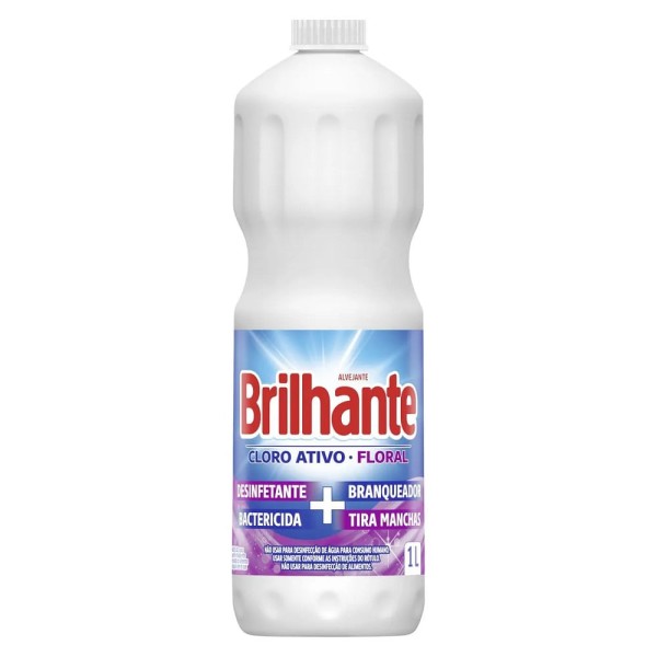 Encontraproduto.com.br - Alvejante Brilhante Com Cloro Flora 1Litro