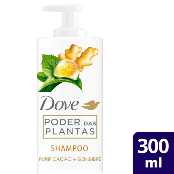 Encontraproduto.com.br - Shampoo Dove Purif+Gengibre Pump 300Ml