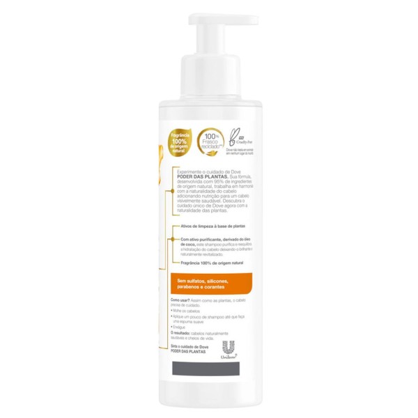 Encontraproduto.com.br - Shampoo Dove Purif+Gengibre Pump 300Ml