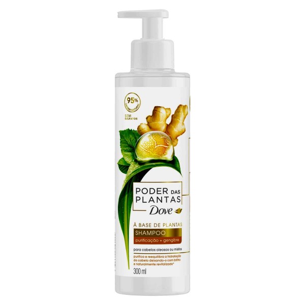 Encontraproduto.com.br - Shampoo Dove Purif+Gengibre Pump 300Ml