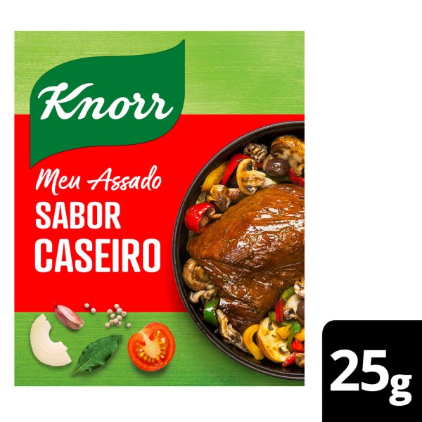 Tempero Pó para Assado Caseiro Knorr Meu Assado Pacote 25g