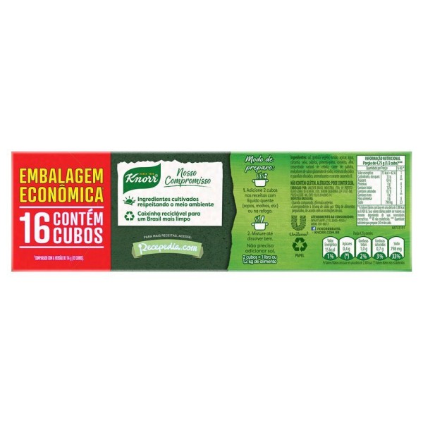 Encontraproduto.com.br - Caldo Knorr Galinha 152g Com 16 Unidades