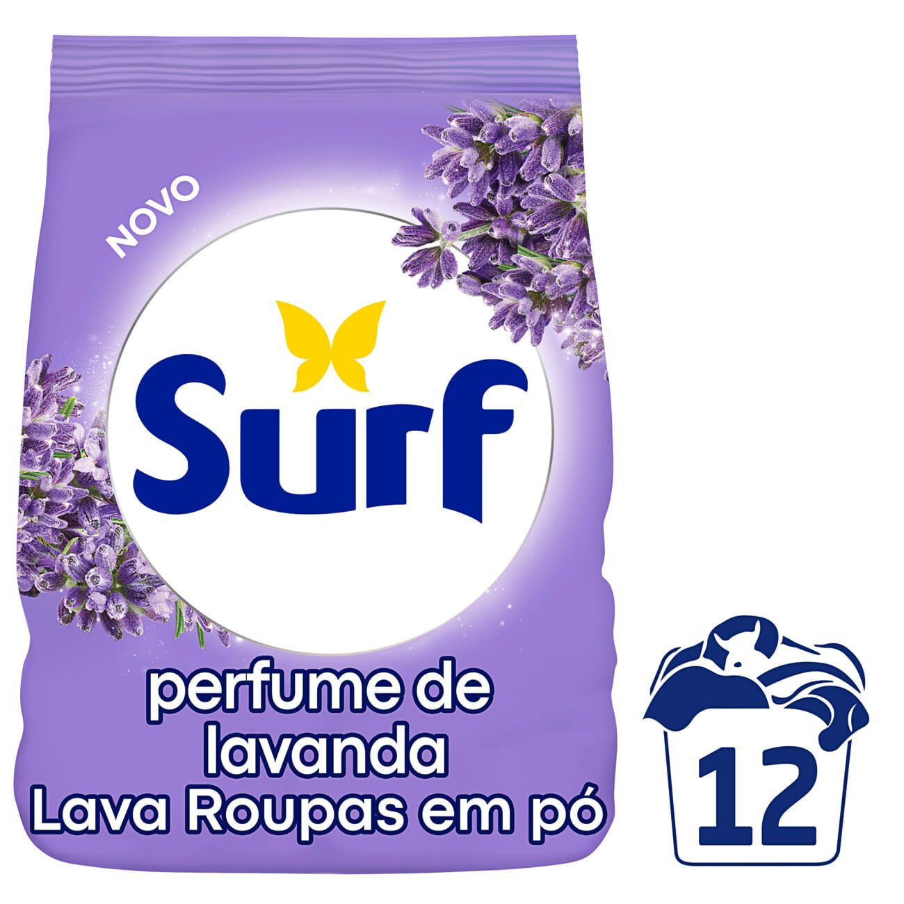 Lava-Roupas Pó Perfume de Lavanda Surf  800g