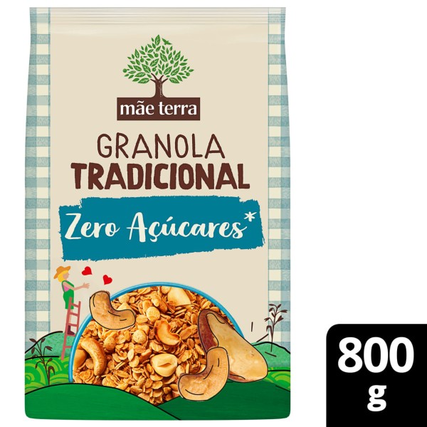 Granola Zero Açúcares Mãe Terra 800g