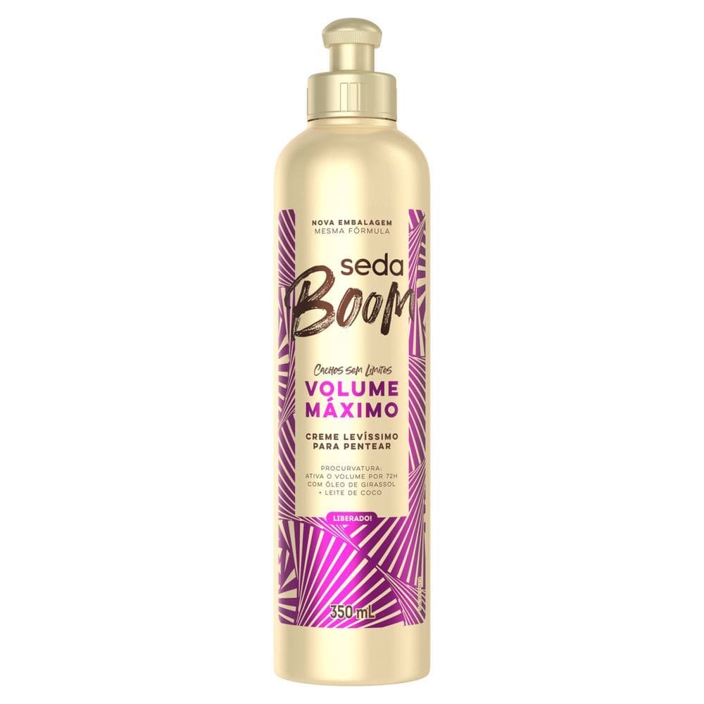 Encontraproduto.com.br - Creme para Pentear Seda Boom Volume Máximo Frasco 350ml