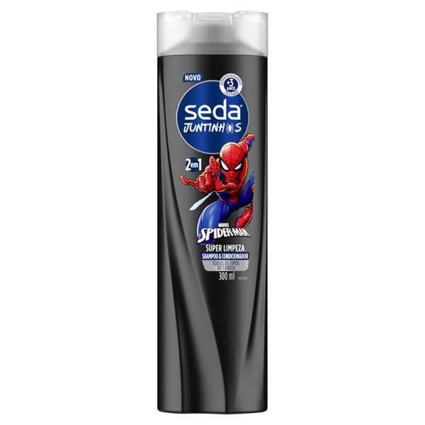Encontraproduto.com.br - Shampoo Seda 2em1 Spider Man Todos Os Tipos de Cabelos - 300ml