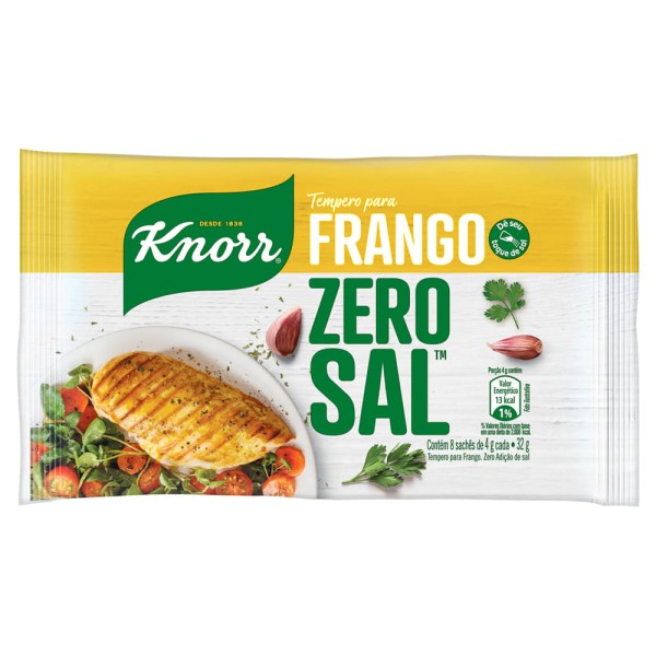 Encontraproduto.com.br - Tempero Pó para Frango Knorr Zero Sal 32g