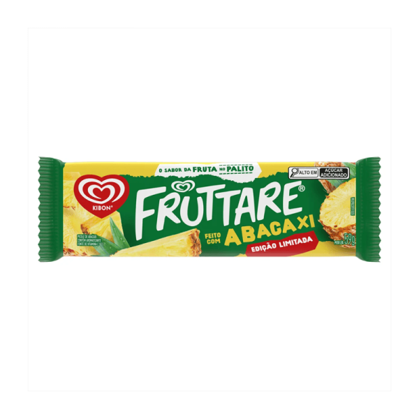 Encontraproduto.com.br - Picolé kibon abacaxi fruttare 59g Edição limitada