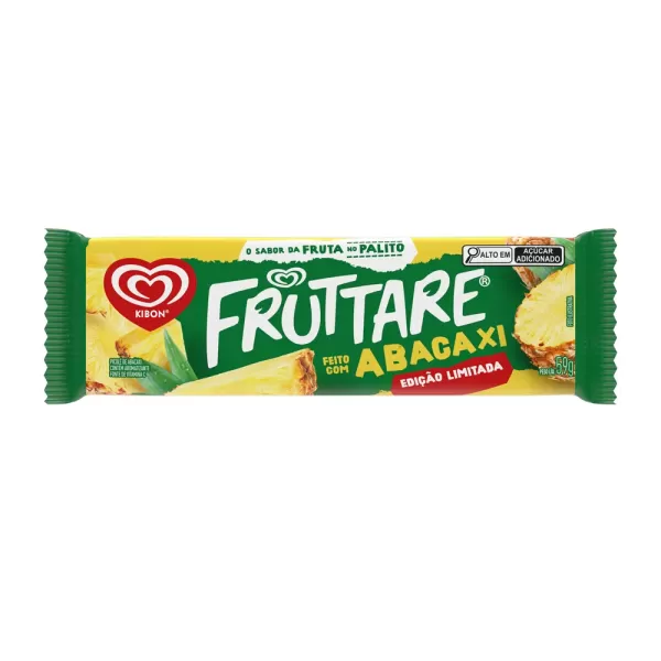 Encontraproduto.com.br - Picolé kibon abacaxi fruttare 59g Edição limitada
