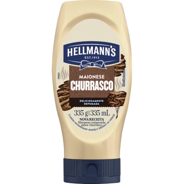 Encontraproduto.com.br - Maionese Churrasco NBA Los Angeles Lakers Hellmanns Squeeze 335g