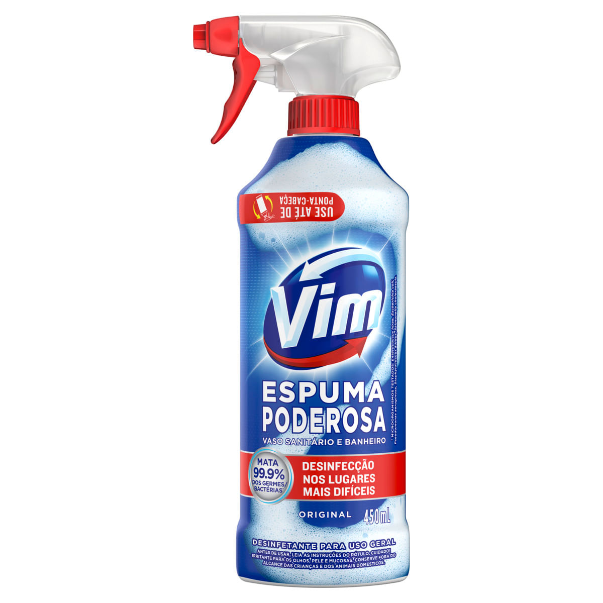 Encontraproduto.com.br - Desinfetante Vim Espuma Poderosa Frasco com 450ml