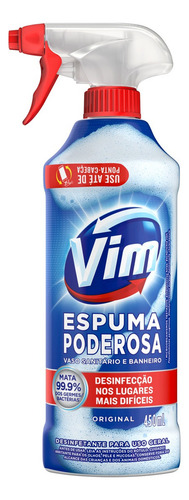 Encontraproduto.com.br - Desinfetante Vim Espuma Poderosa Frasco com 450ml