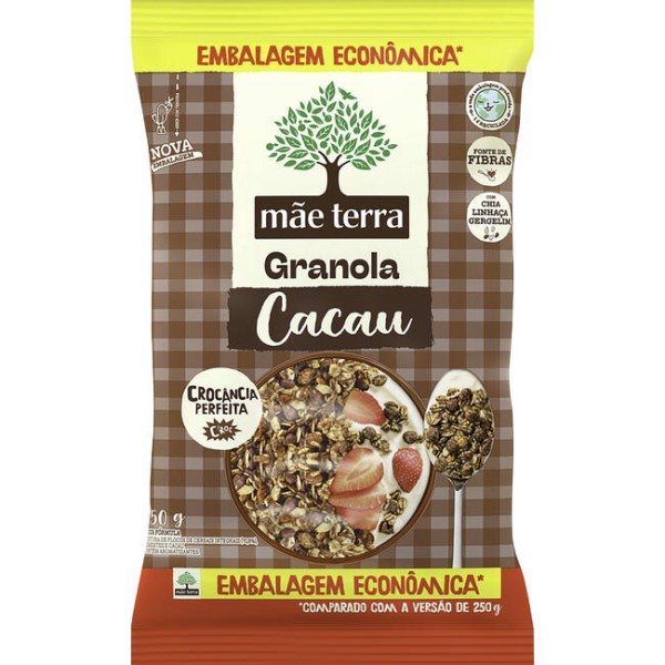 Encontraproduto.com.br - Granola Mãe Terra Cacau Pacote com 750g