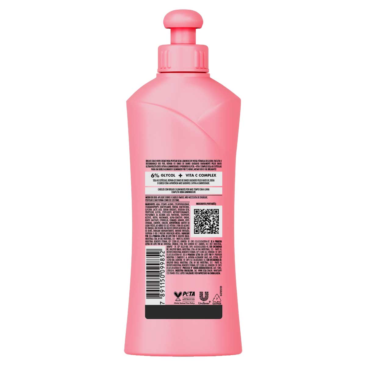 Encontraproduto.com.br - Creme Para Pentear Seda Glycol+vita C 300ml