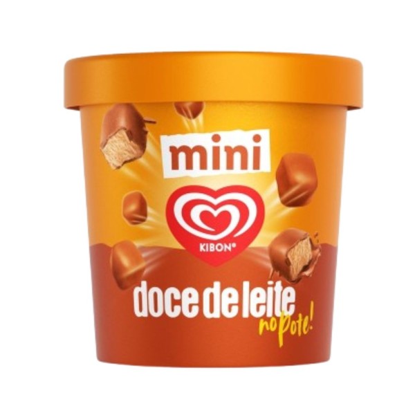 Mini Sorvete Kibon Doce De Leite 184g