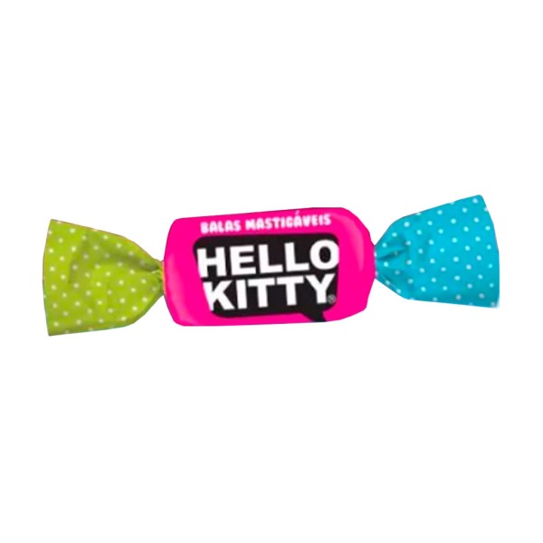 Encontraproduto.com.br - Bala Mastigável Tutti Frutti Hello Kitty 500g - Riclan