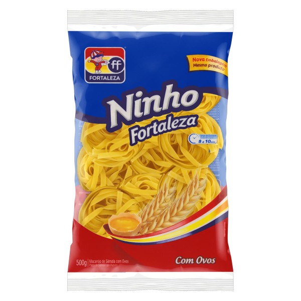 Encontraproduto.com.br - MACARRÃO NINHO COM OVOS FORTALEZA 500G