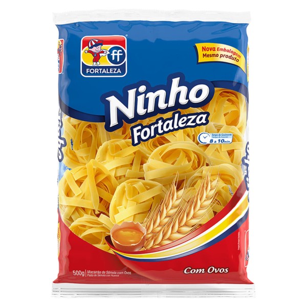 Encontraproduto.com.br - MACARRÃO NINHO COM OVOS FORTALEZA 500G