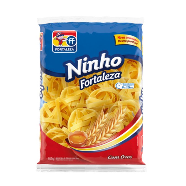 Encontraproduto.com.br - MACARRÃO NINHO COM OVOS FORTALEZA 500G