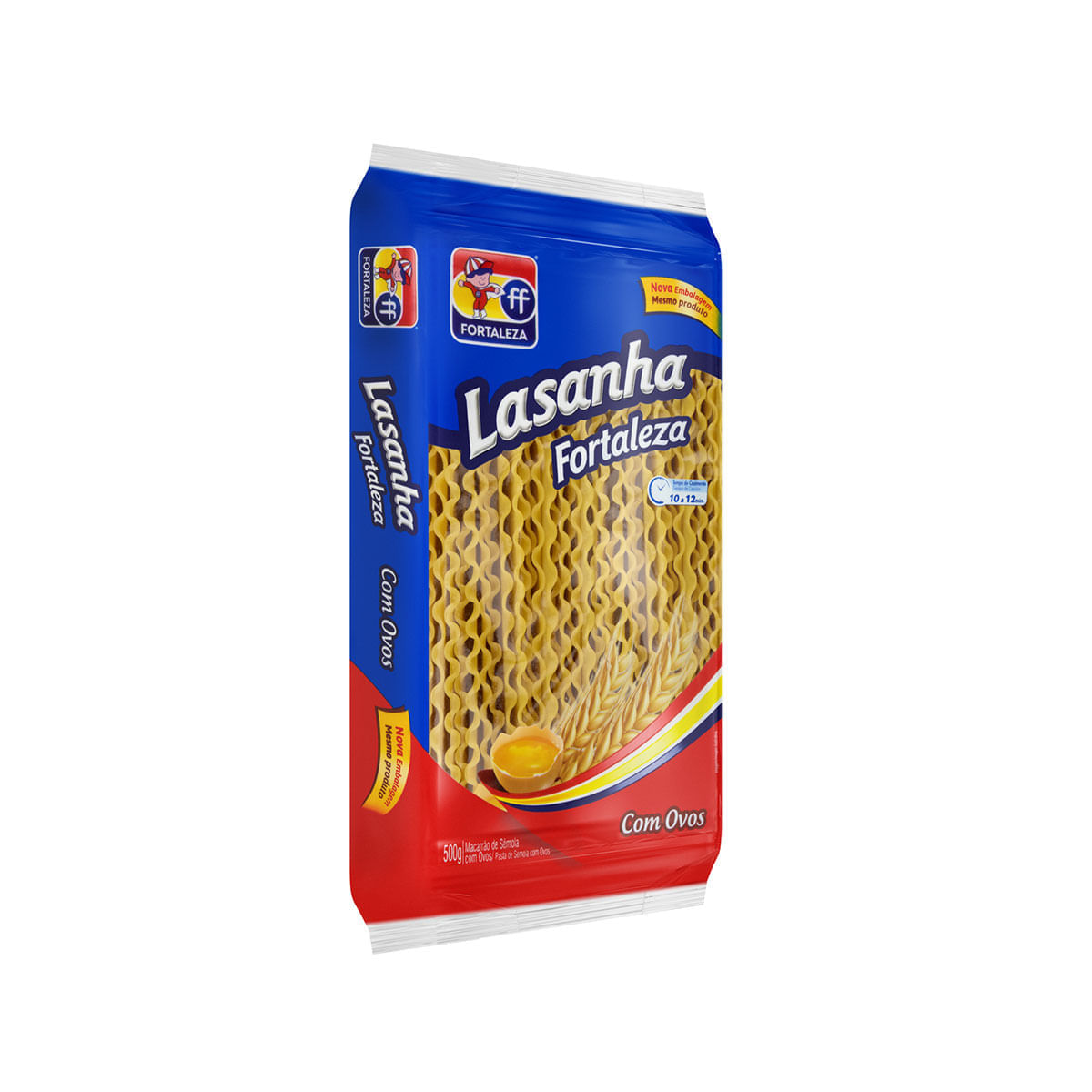 Encontraproduto.com.br - MASSA PARA LASANHA COM OVOS FORTALEZA 500G