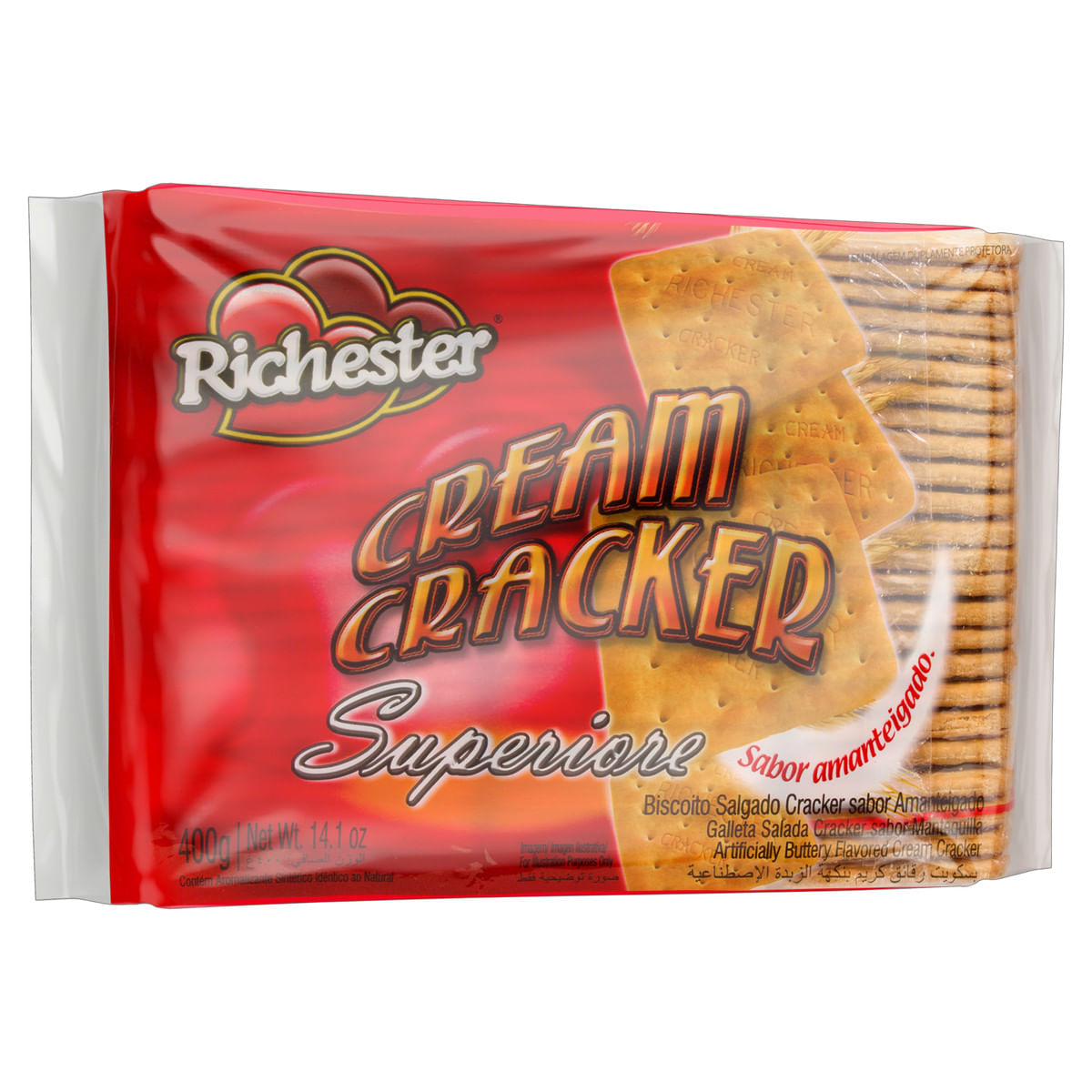 Encontraproduto.com.br - Biscoito Cream Cracker Richester Superiore 400g