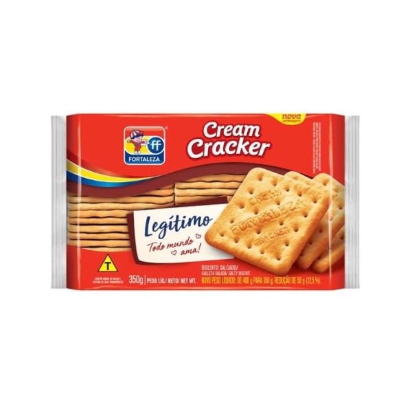 Encontraproduto.com.br - Biscoito Cream Cracker Fortaleza 350g