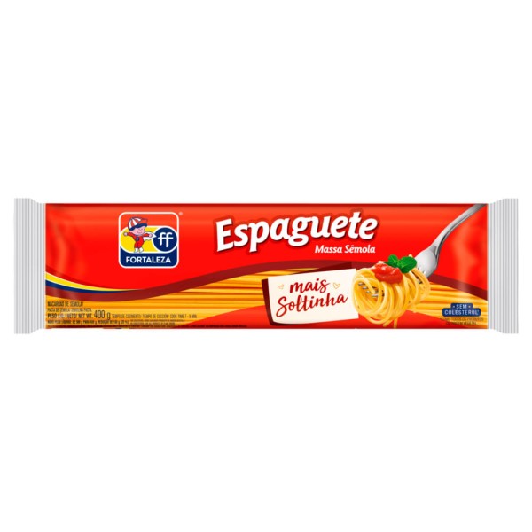 Macarrão de Sêmola Espaguete Fortaleza 400g