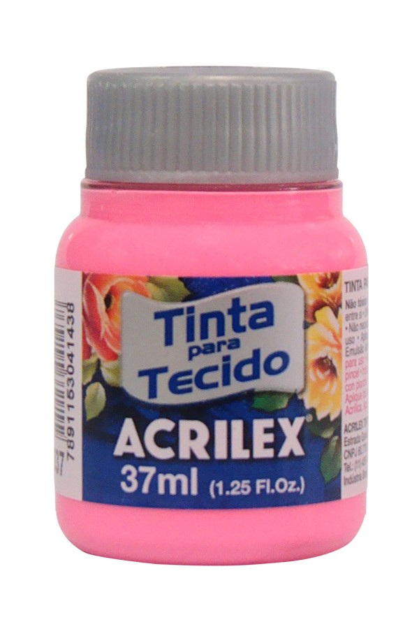 Encontraproduto.com.br - Tinta Tecido 37ml Cod 537 Rosa Acrilex