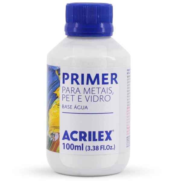 Encontraproduto.com.br - Primer Para Metais, Pet e Vidro 100ml - Acrilex