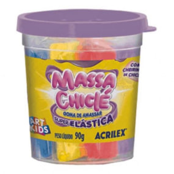 Encontraproduto.com.br - Massa de Modelar Chiclé Goma De Amassar 90g - Acrilex