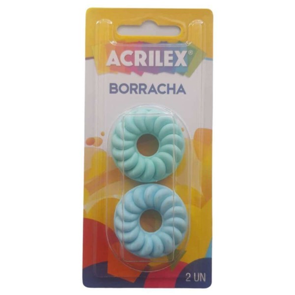 Encontraproduto.com.br - Borracha Biscoitinho Kit Com 4 Borrachas Coloridas