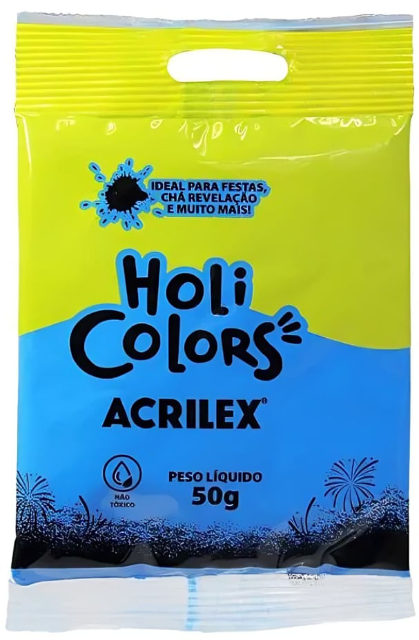 Holi Colors Azul Turquesa