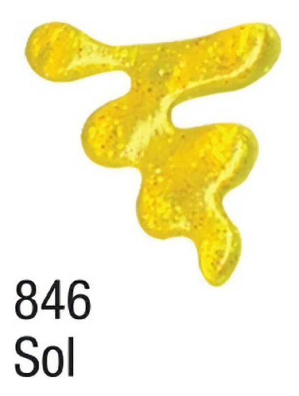 Encontraproduto.com.br - Tinta Dimensional Acrilex Relevo Glitter 3D Vermelho - 35ml