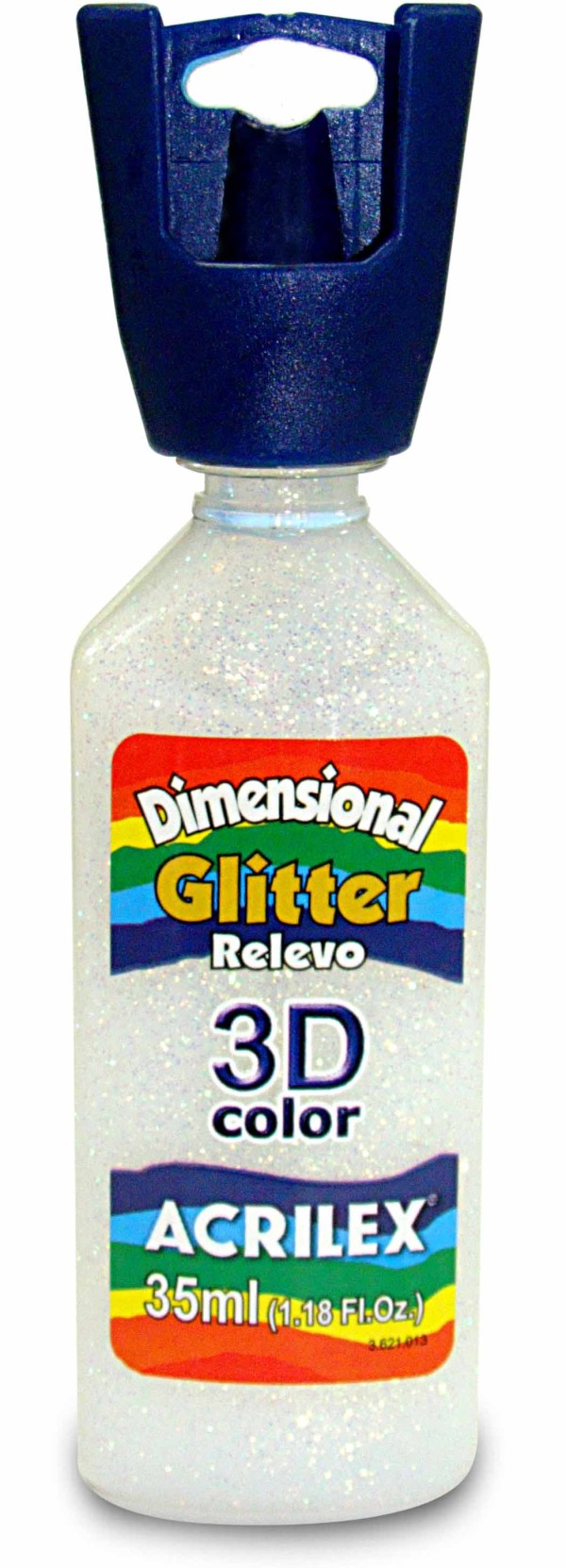 Tinta Relevo Dimensional Glitter 35 ml Acrilex Avulso