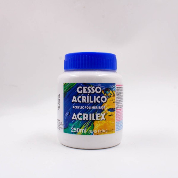 Encontraproduto.com.br - GESSO ACRÍLICO ACRILEX PARA TELAS E SUPERFÍCIES DE PINTURA COM 250ML
