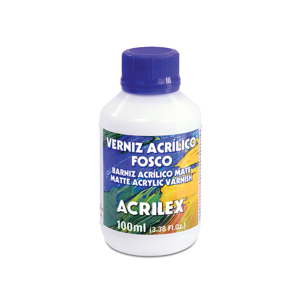 Encontraproduto.com.br - Verniz Acrílico Fosco 100ml - Acrilex