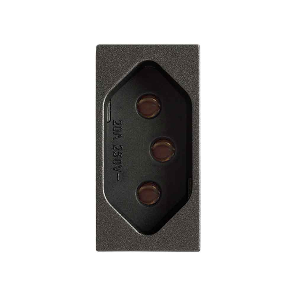 Encontraproduto.com.br - Módulo Tomada Carbono Revitá - Soprano
