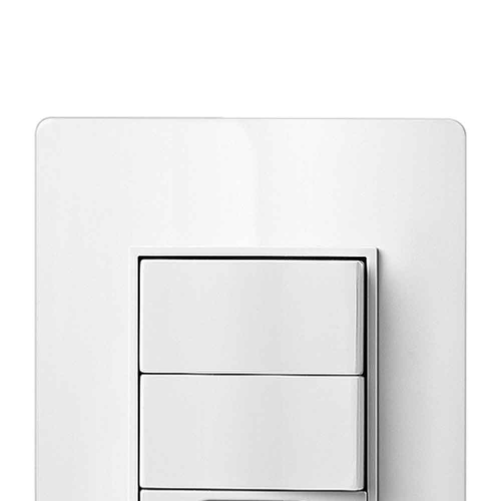 Encontraproduto.com.br - Conjunto 2 Interruptores Paralelos+Tomada 10A Revitá Soprano