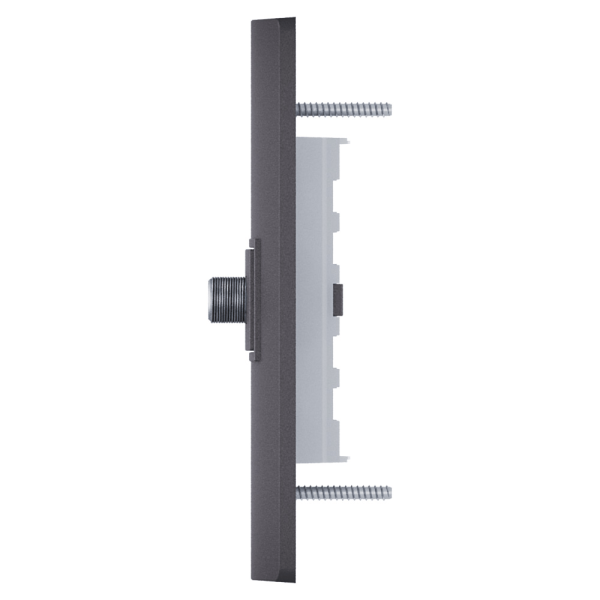Encontraproduto.com.br - Conjunto 1 Tomada Cabo Coaxial Terminal 4X2 Concreto Revitá - Soprano